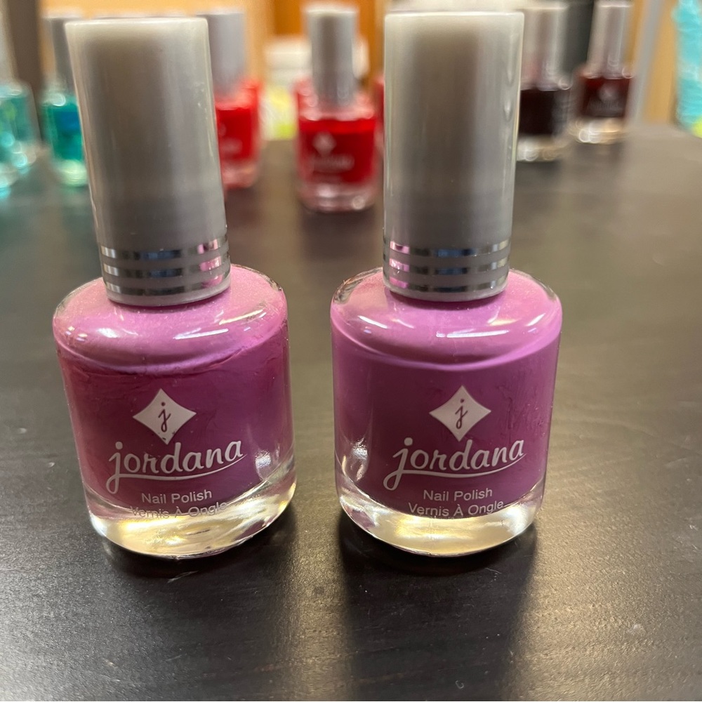 jordana nail polish in the shade silky purple